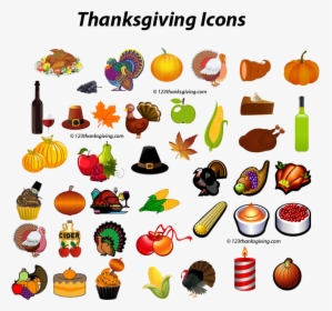 Thanksgiving Day Website Design Customization Library - Thanksgiving Icons, HD Png Download, Transparent PNG