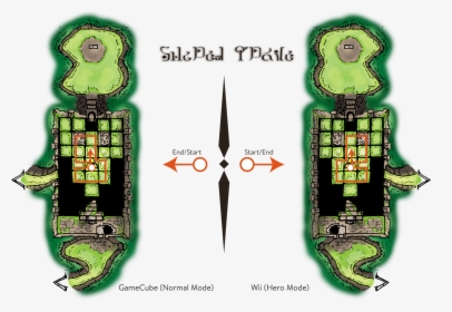Guide Tp Guardianstatue - Zelda Twilight Princess Master Sword Puzzle, HD Png Download, Transparent PNG