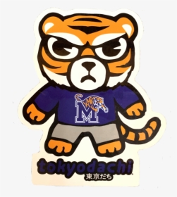 Memphis Tigers Tokyodachi Sticker - Tokyodachi Cougar Byu, HD Png Download, Transparent PNG