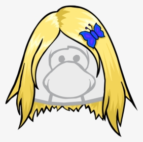 Club Penguin Wiki - Club Penguin With Hair, HD Png Download, Transparent PNG