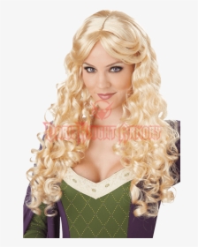 Clip Art Short Curly Blonde Hair - Women Costume Wigs, HD Png Download, Transparent PNG