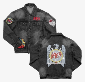 Custom Black Denim Jacket - Emblem, HD Png Download, Transparent PNG