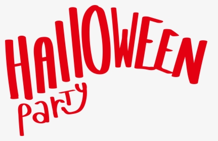 Words Clipart Word Microsoft - Halloween Party Logo Png, Transparent Png, Transparent PNG