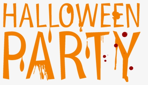 Clipart Halloween 8 - Halloween Party Word Png, Transparent Png, Transparent PNG