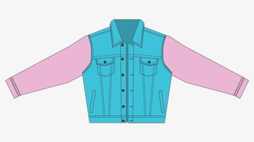 Jacket, Blue, Fashion, Denim, Style, Clothing, Colorful - Pattern, HD Png Download, Transparent PNG