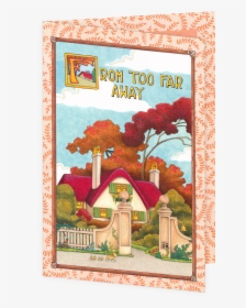 Happy Thanksgiving From Far Away Greeting Card - Illustration, HD Png Download, Transparent PNG