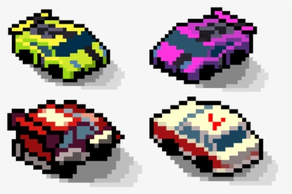 Super Pixel Racers - Super Pixel Racers Sprites, HD Png Download, Transparent PNG