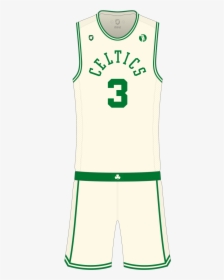 Boston Celtics Cream Alternate - Boston Celtics Cream Jersey, HD Png Download, Transparent PNG