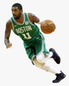 Kyrie Irving Boston Celtics Running Clipart , Png Download - Kyrie Irving Celtics Png, Transparent Png, Transparent PNG