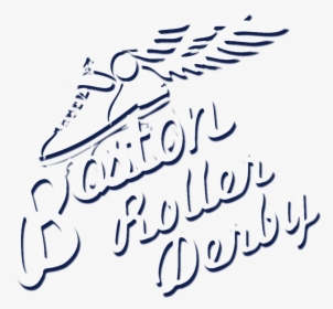 Boston Skyline Boston Derby Dames - Calligraphy, HD Png Download, Transparent PNG