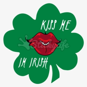 Kiss Me Im Irish Decal - Illustration, HD Png Download, Transparent PNG
