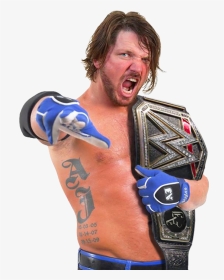 Aj Styles Body Measurements Height Weight - Shinsuke Nakamura Vs Aj Styles Wrestlemania 34, HD Png Download, Transparent PNG