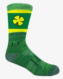 Green And Gold Irish Lucky Clover Athletic Crew    - Sock, HD Png Download, Transparent PNG