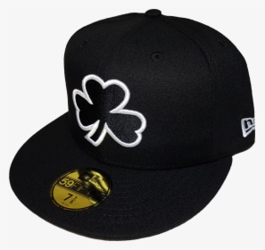 Irish Clover Black And White Custom Fitted - Baseball Cap, HD Png Download, Transparent PNG