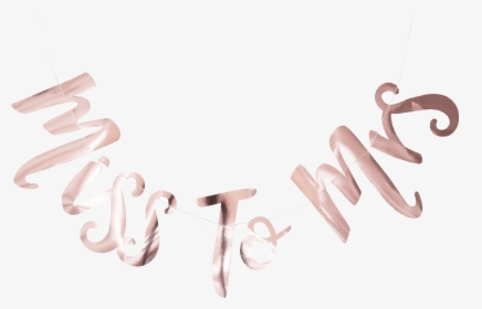 Miss To Mrs Bunting - Rose Gold Miss To Mrs, HD Png Download, Transparent PNG