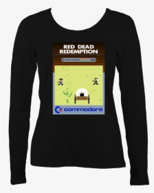 Commodore C64 Red Dead Redemption - Long-sleeved T-shirt, HD Png Download, Transparent PNG