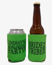 Bride Tribe Bachelorette Party Koozie Can Coolers   - Glass Bottle, HD Png Download, Transparent PNG