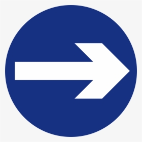 Right Turn Traffic Sign - Traffic Sign Right Turn, HD Png Download, Transparent PNG