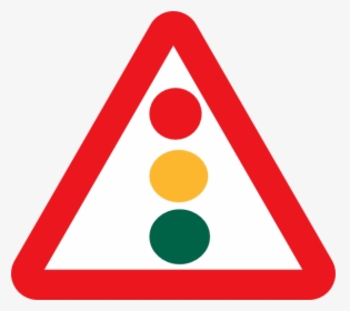 Traffic Signal Svg Clip Arts - Warning Sign Png, Transparent Png, Transparent PNG