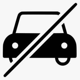 No Car Taxi Cab Vehicle Traffic Sign - No Car Clip Art, HD Png Download, Transparent PNG
