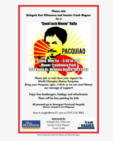 Good Luck Manny Rally - Logo Vector Manny Pacquiao Art, HD Png Download, Transparent PNG
