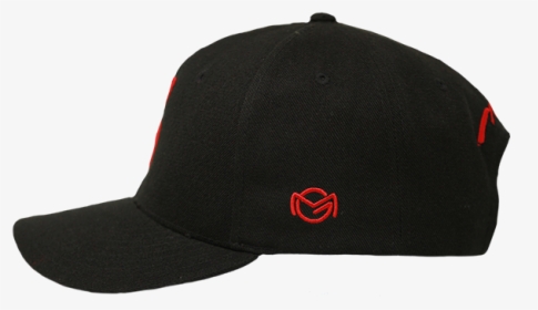 Mid Crown Black Red Baseball Cap - Baseball Cap, HD Png Download, Transparent PNG