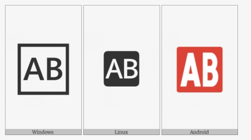 Negative Squared Ab On Various Operating Systems - Traffic Sign, HD Png Download, Transparent PNG