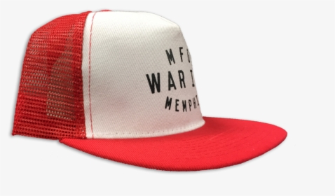 Mesh Snapbacks Red White Mesh Hat - Baseball Cap, HD Png Download, Transparent PNG