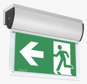 Wall Mounted Emergency Exit Sign - Bardic Australia Exit Sign, HD Png Download, Transparent PNG