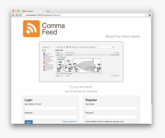 Commafeed, HD Png Download, Transparent PNG