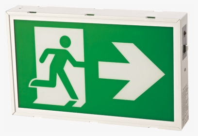 Self-powered Led Running Man - Exit Sign, HD Png Download, Transparent PNG