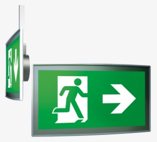 Emergency Exit Right Sign, HD Png Download, Transparent PNG