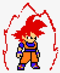 Goku Pixel Art, HD Png Download, Transparent PNG