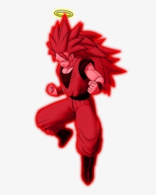 Goku Super Kaioken 3 By Db Own Universe Arts-d3jhww1 - Goku Lssj3, HD Png Download, Transparent PNG