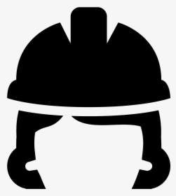 Fedora Hard Hats Computer Icons Laborer Clip Art - ไอคอน รูป ผู้หญิง สี ดำ, HD Png Download, Transparent PNG