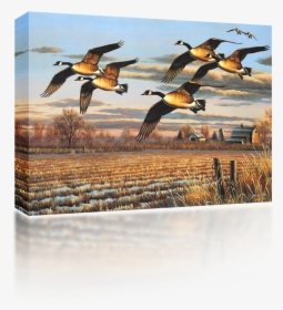 Transparent Geese Flying Png - Painting, Png Download, Transparent PNG