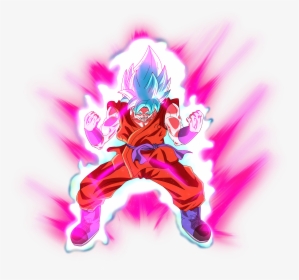 Goku Ssjblue Kaioken X10 Aura V2 By Eymsmiley-da02pez - Goku Super Saiyan Blue Kaioken X10 Art, HD Png Download, Transparent PNG