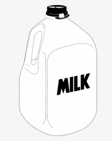 Pint Of Milk Clipart Kid - Gallon Of Milk Illustration, HD Png Download, Transparent PNG