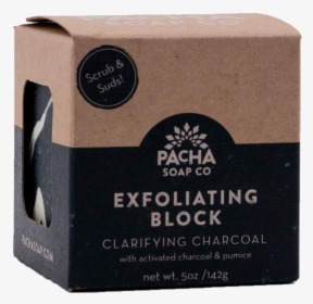 Clarifying Charcoal Scrub & Suds Exfoliating Bar 5 - Bar Soap, HD Png Download, Transparent PNG