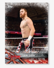 Sami Zayn 2017 Wwe Road To Wrestlemania Base Cards - Professional Boxing, HD Png Download, Transparent PNG