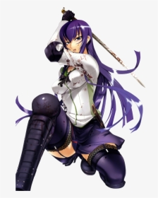 Toxinvictory - Highschool Of The Dead Saeko Png, Transparent Png, Transparent PNG
