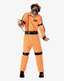 Skitzo Prisoner Adult Hannibal Lecter Costume Halloween - Insane Asylum Costume, HD Png Download, Transparent PNG