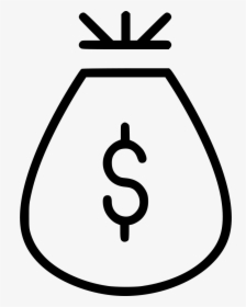 Funds Cash Money Dollar Bag Business - Icon Png Money Drawing Png, Transparent Png, Transparent PNG