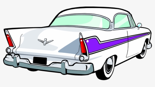 Clip Art Black And White Library Classic Car- - Transparent Classic Car Clip Art, HD Png Download, Transparent PNG