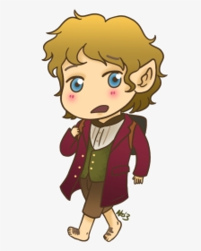 Frodo Baggins Png Image File - Bilbo Baggins Drawing Easy, Transparent Png, Transparent PNG