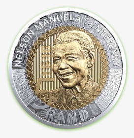 Nelson Mandela Commemorative R5 Coin - Nelson Mandela R5 Coin 2018, HD Png Download, Transparent PNG