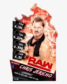 Supercard Chrisjericho S3 Ultimate Raw - Wwe Supercard Roman Reigns Ultimate, HD Png Download, Transparent PNG