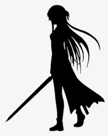 Sword Art Online - Sword Art Online Black And White, HD Png Download, Transparent PNG
