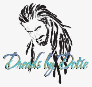 Rapper Drawing Dread Huge Freebie Download For Powerpoint - Dreadlocks Logo, HD Png Download, Transparent PNG
