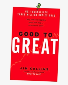 An Image Of The Book Good To Great - Good To Great Jim Collins, HD Png Download, Transparent PNG